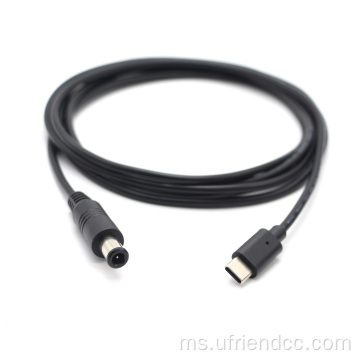 PD USB-C ke DC5521 47517/7010/7040 Kabel Kuasa Data